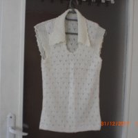 продавам нова дамска блузка-ръчна изработка, снимка 1 - Блузи с дълъг ръкав и пуловери - 20311594