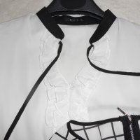 Елегантна блуза/ риза  с къс ръкав   Mohito, снимка 5 - Ризи - 20879113