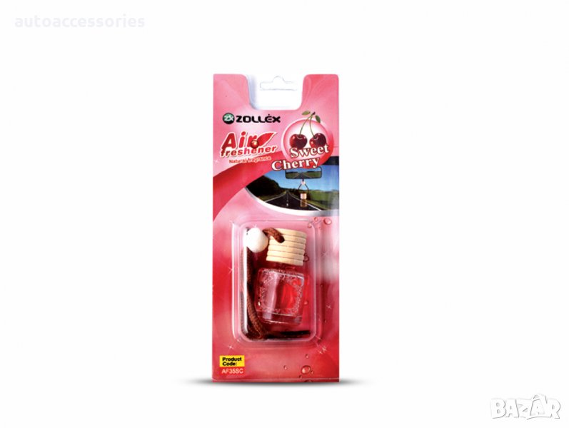 3000048228 Ароматизатор за кола, течен Zollex glass little bottle Sweet Cherry (AF35SG), снимка 1