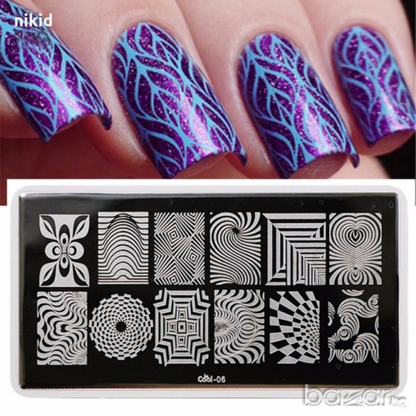 магически фигури плочка / щампа шаблон за печат на нокти - Нова cooi---006, снимка 1