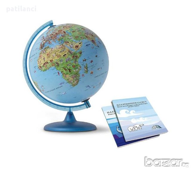 Nova Rico - Глобус Сафари 25 см + книжка с илюстрация 300139, снимка 1