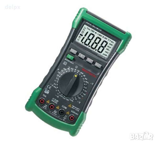 Мултицет със зумер MASTECH MS8240A VAC/VDC | AAC/ADC | OHM | F | °C | Hz, снимка 1