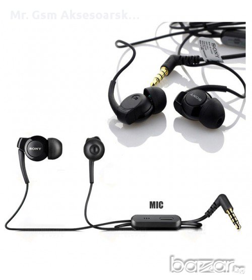 Стерео слушалки handsfree за Sony Xperia, снимка 1