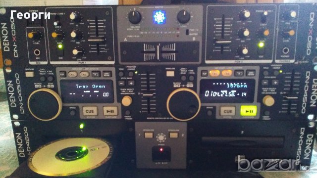 Професионални двойни DJ player CD/MP3 Denon и миксер, снимка 3 - Ресийвъри, усилватели, смесителни пултове - 16789420