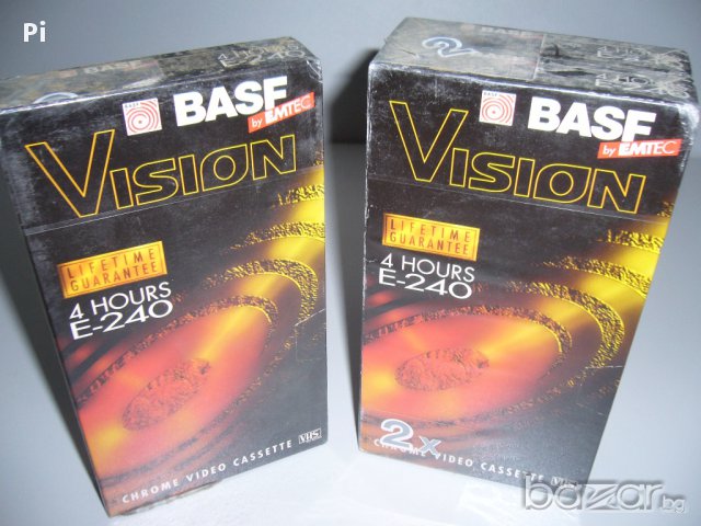 Видеокасета VHS BASF 240мин. Vision - НОВА, снимка 5 - Други - 10740753