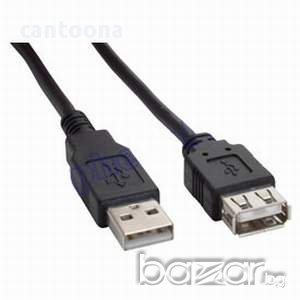 USB кабел удължител 3 метра, снимка 1 - Кабели и адаптери - 9493236