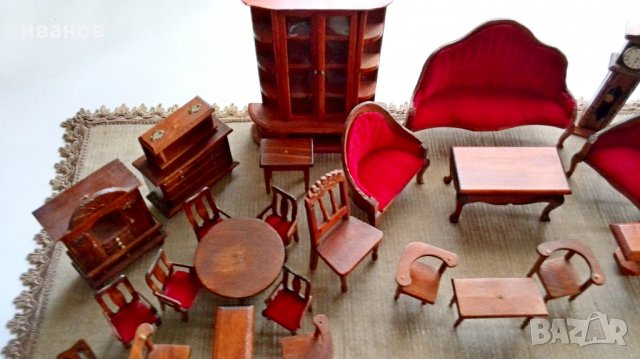 Лот детски мебели миниатюри, снимка 5 - Колекции - 23272354