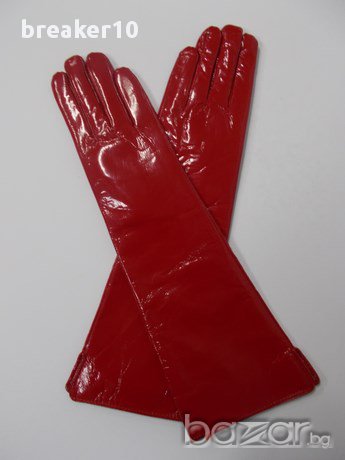 Дамски кожени ръкавици - 334, снимка 4 - Шапки - 13071499