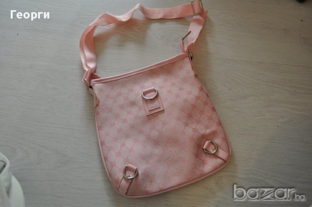 Чанта розова дамска , снимка 1 - Чанти - 12212256