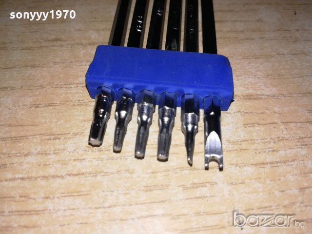отвертка с 6х2 специфични накраиника-16см, снимка 10 - Отвертки - 20802263