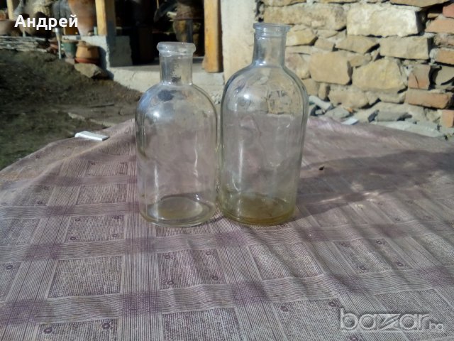 Аптекарско шише, снимка 2 - Антикварни и старинни предмети - 20309103
