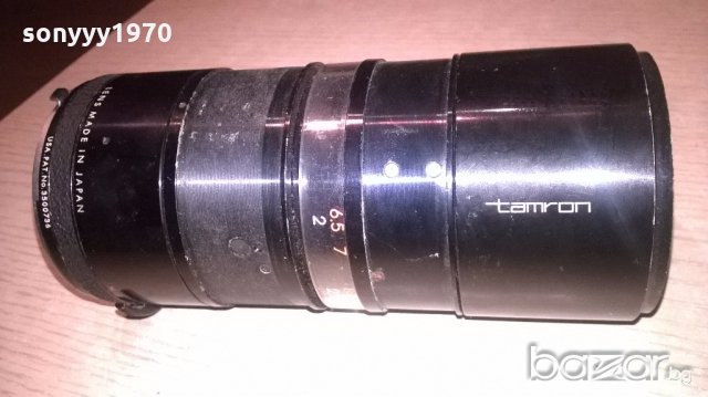 tamron-usa pat.lens made in japan-голям обектив-внос англия, снимка 1 - Обективи и филтри - 19613393