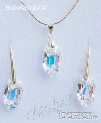 Комплект Сваровски "Meteor" Crystals from SWAROVSKI ®, снимка 2 - Бижутерийни комплекти - 11376174