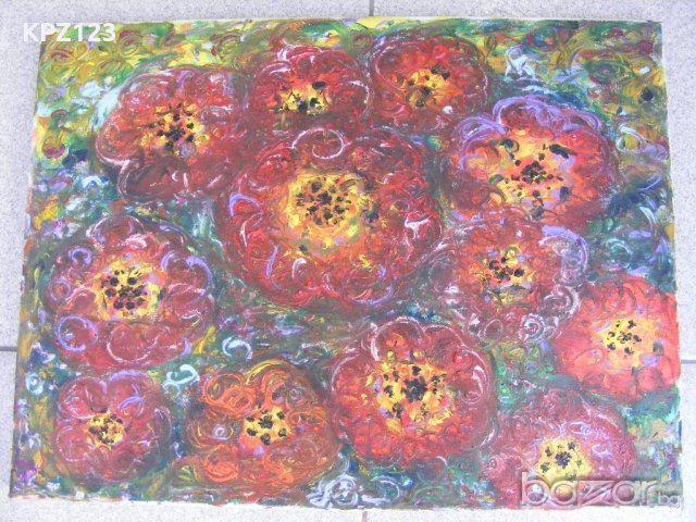 Картина натюрморт маслени бои с подрамка  