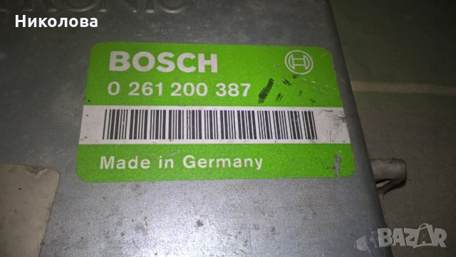 Компютър Бош Bosch BMW БМВ 318i e30 e34 ECU ЕКУ 0 261 200 387  M40B18/184E1 0261200387, снимка 2 - Части - 24256294