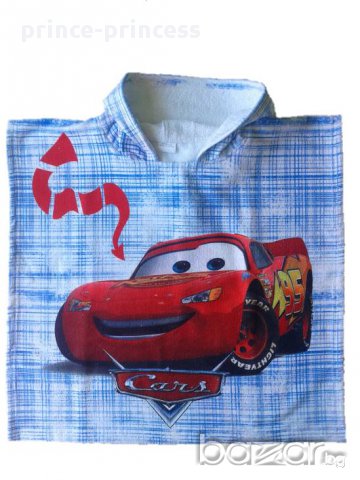 100% памук НАМАЛЕНО! Детска пончо хавлия различни дизайни 