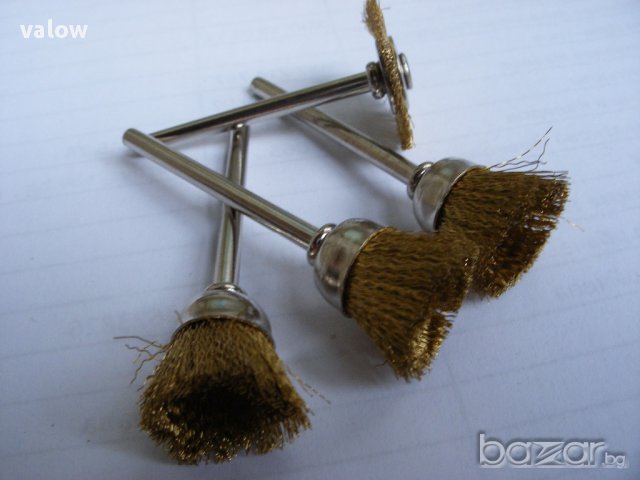  Четка четки телена телени за Дремел Dremel бормашина, снимка 10 - Бормашини - 9650631