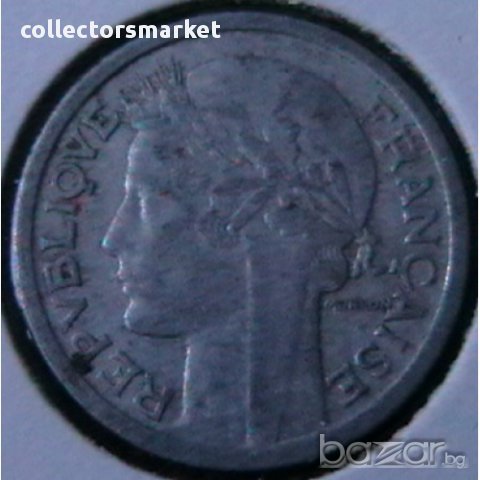 1 франк 1946, Франция, снимка 2 - Нумизматика и бонистика - 11398897
