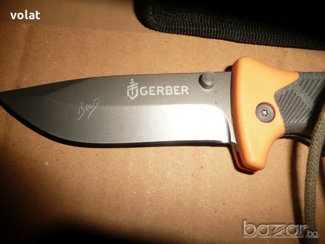 Нож сгъваем ГЕРБЕР Bear Grylls, снимка 3 - Екипировка - 20751503