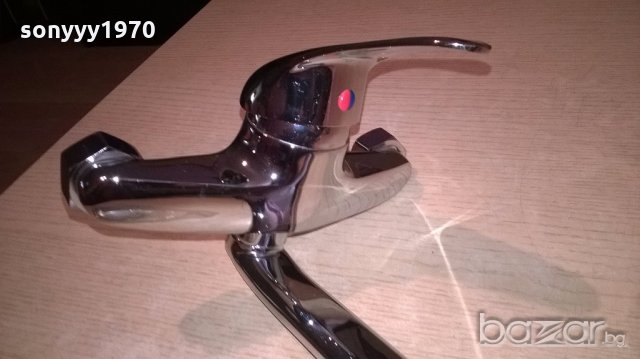 смесител за стена с чучур 23см-нов, снимка 2 - Смесители - 19218325