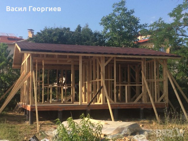 Сглобяемите дървени къщи, без бетонов фундамент, снимка 10 - Други ремонти - 24156048