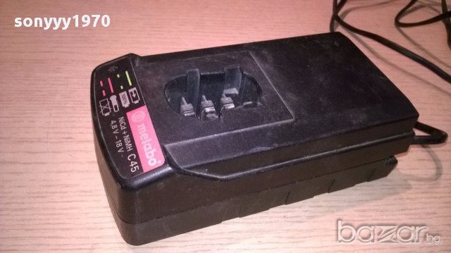 Metabo-зарядно за батерии за винтоверт-внос швеицария, снимка 3 - Винтоверти - 15468580