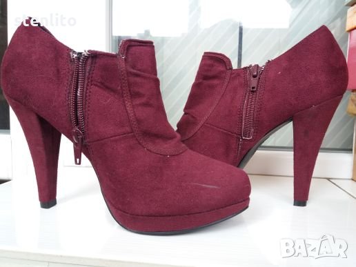 Дамски боти лилав цвят № 37, снимка 7 - Дамски боти - 24475409