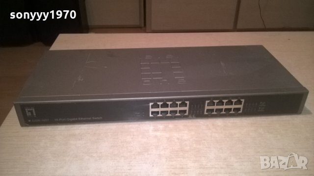 levelone gsw-1657 16 port gigabit ethernet switch, снимка 5 - Суичове - 25722864