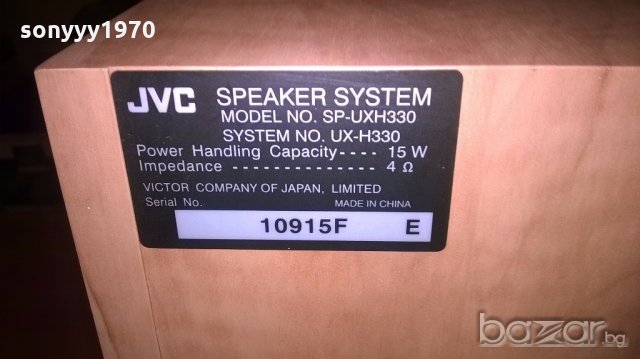 jvc sp-uxh330-2бр тонколони-23х19х15см-внос швеицария, снимка 14 - Тонколони - 19783416