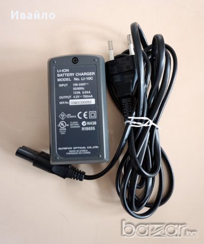 Зарядно за батерии OLYMPUS Li-10C, снимка 3 - Батерии, зарядни - 17744146