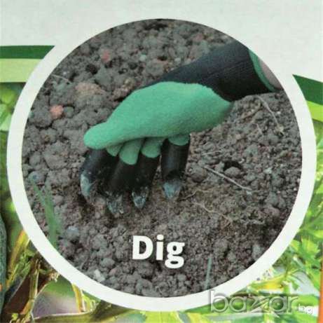 Нови специални градинарски ръкавици с пластмасови пръсти, водоустойчиви, снимка 10 - Други инструменти - 17781641