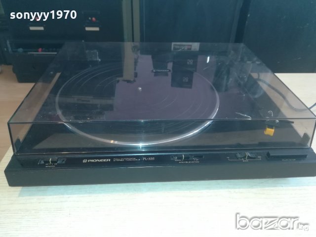 pioneer pl-335-made in japan-грамофон-внос швеицария, снимка 3 - Грамофони - 21154053