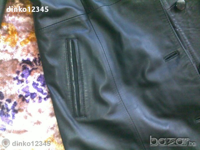 Дамско кожено яке, снимка 6 - Якета - 11685312