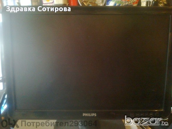 LCD монитор Филипс Philips Filips 190cw8fb/00, в гаранция,почти нов,перфектен!!! Монитори Самсунг, снимка 2 - Монитори - 12564288