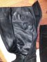 Черни, високи, велурени ботуши по крака, естествена кожа, 36, снимка 5