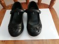 Черни отворени обувки