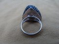Сребърен пръстен с камъни Swarovski КОЛЕДНО НАМАЛЕНИЕ , снимка 4