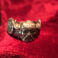 Масивен сребърен пръстен на германската SS дивизия Wiking, снимка 6 - Антикварни и старинни предмети - 16689866