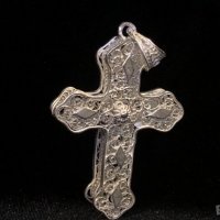 Филигранен кръст, снимка 7 - Антикварни и старинни предмети - 22932254
