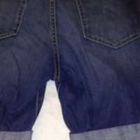 Дънкови къси гащи, снимка 2 - Къси панталони и бермуди - 25318822