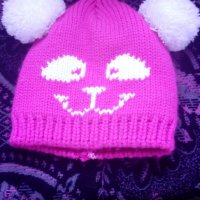 Плетена шапка, снимка 1 - Шапки, шалове и ръкавици - 21177878