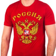 Тениска Русия герб