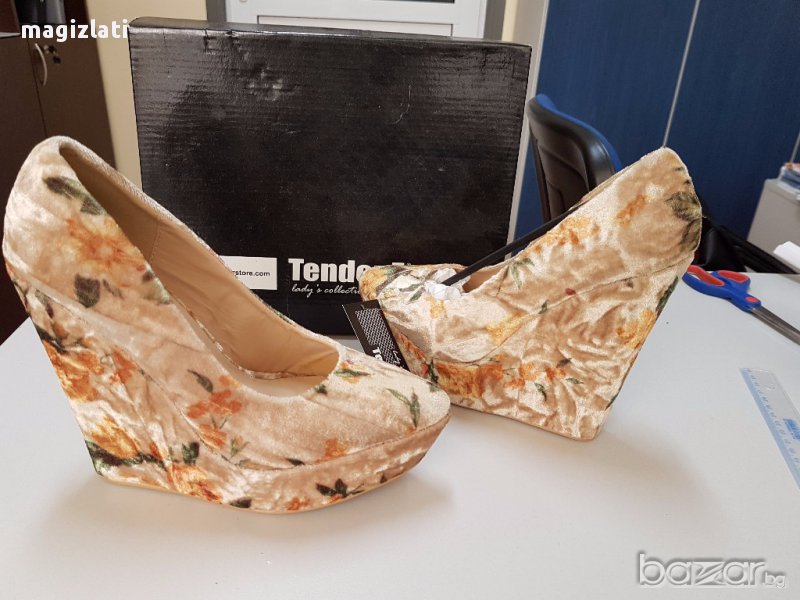 Нови обувки на платформа №36,5, снимка 1