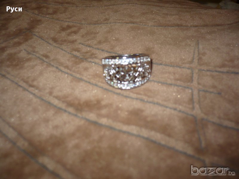 Посребрен пръстен, снимка 1