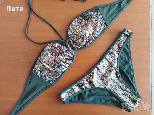 Бански с пайети НМ, снимка 1