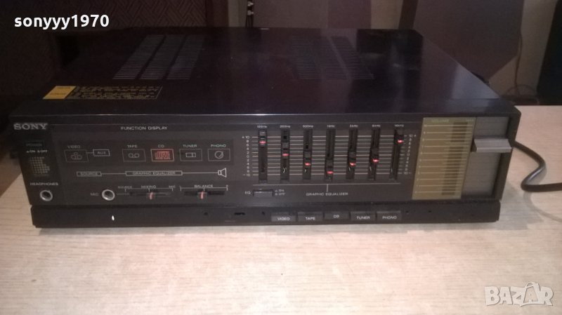 sony ta-v50 stereo amplifier-made in japan-внос швеицария, снимка 1