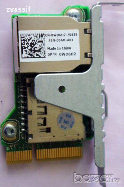 Платка iDRAC7 WD6D2 за сървър Dell T320, T420, R320, R420, R520 2827, снимка 1