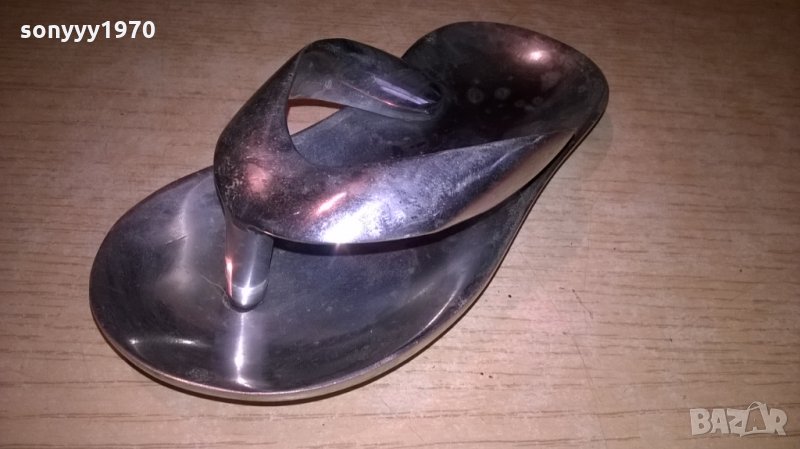 АНТИКА-джапанка-метална-инокс-17х8х5см-внос швеицария, снимка 1