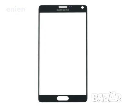 Стъкло за Samsung N910 Galaxy Note 4 /Черно/ Оригинал /, снимка 1