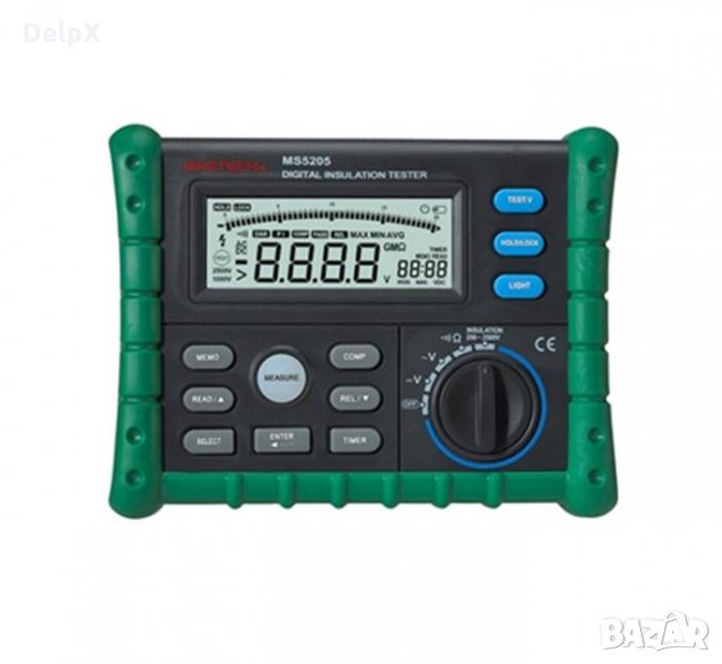 Тестер MS5205 със зумер за съпротивление на изолация | OHM | VAC | VDC, снимка 1